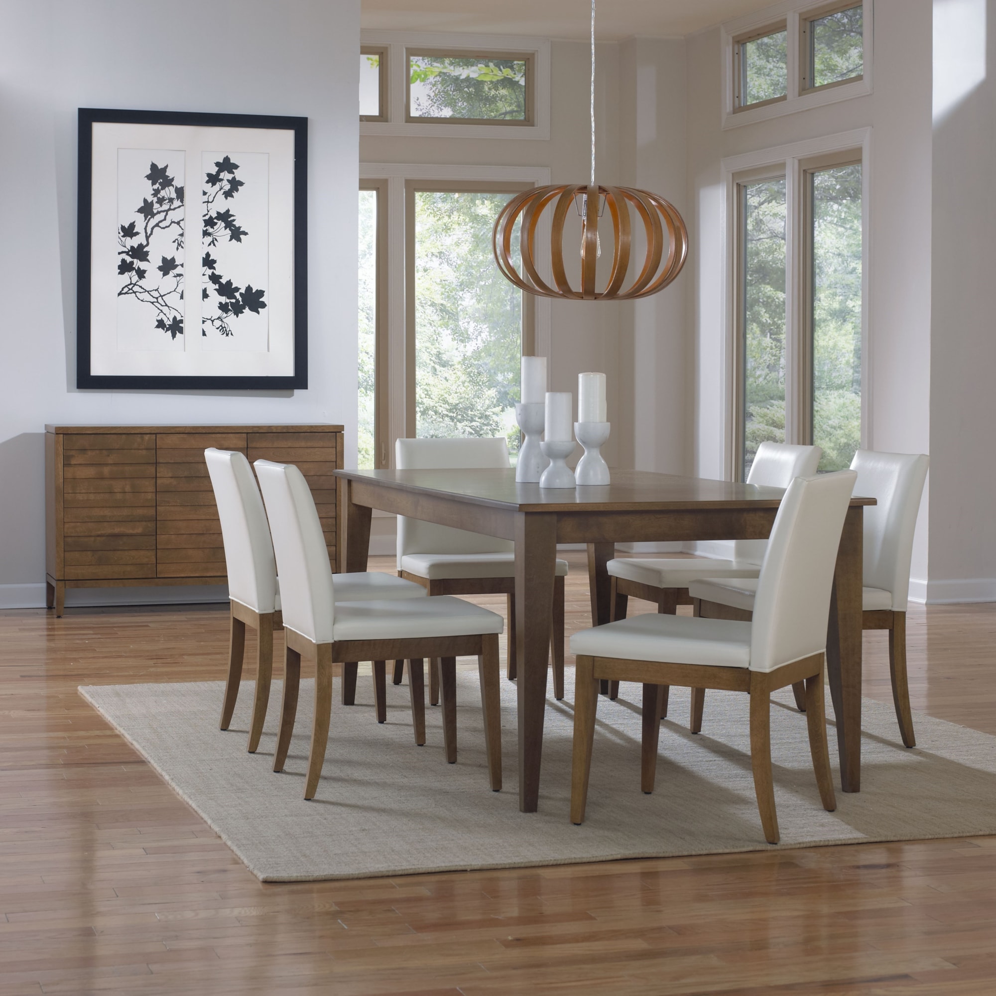 Canadel Custom Dining TRE3876+6xCHA5038 Customizable Rectangular Dining